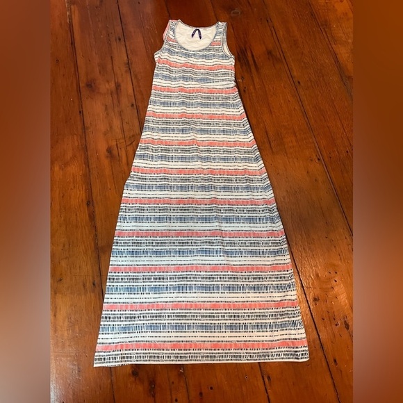 Seraphine printed maternity nursing maxi dress like new size 2 super stretchy - Picture 4 of 10